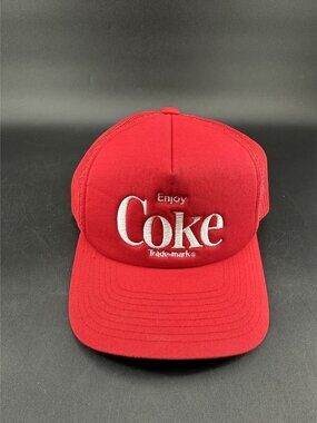 Coca-Cola ENJOY COKE Red Snapback Trucker Hat Brixton